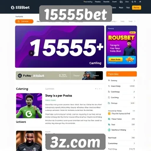 Análise da experiência do usuário no site 15555bet